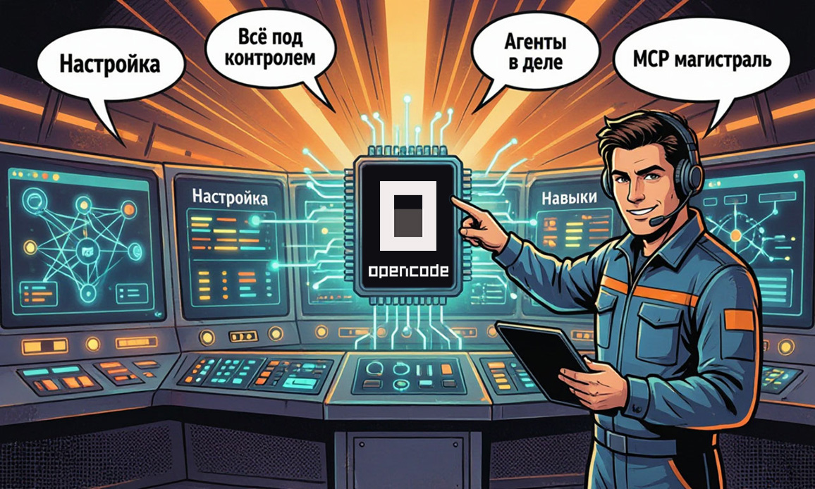 OpenCode: настройка, агенты, навыки и MCP