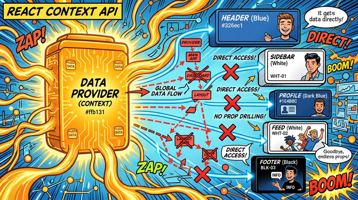 Context API — глобальные данные без лишней передачи