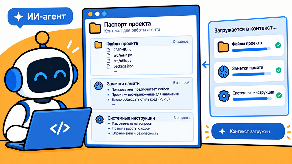 Начальный контекст сессии: что видит агент