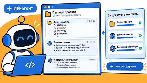 Начальный контекст сессии: что видит агент