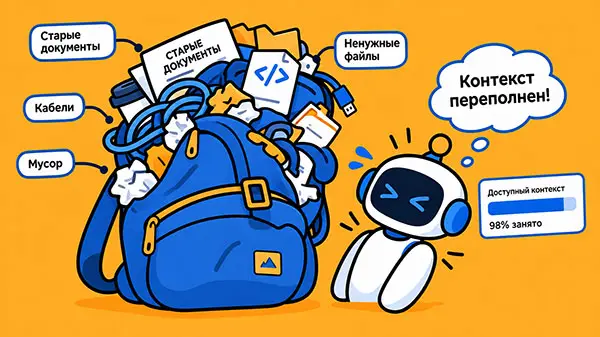 Устранение избыточности контекста: проблема