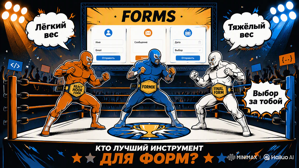 Формы в React: Hook Form, Formik, Final Form
