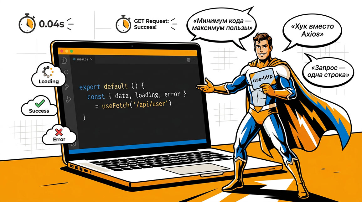 use-http — минималистичные запросы через хуки
